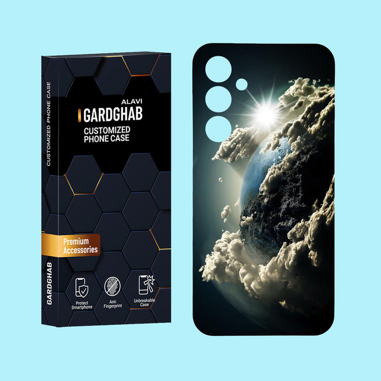 کاور گارد قاب علوی مدل کهکشان مناسب برای گوشی موبایل سامسونگ Galaxy A55