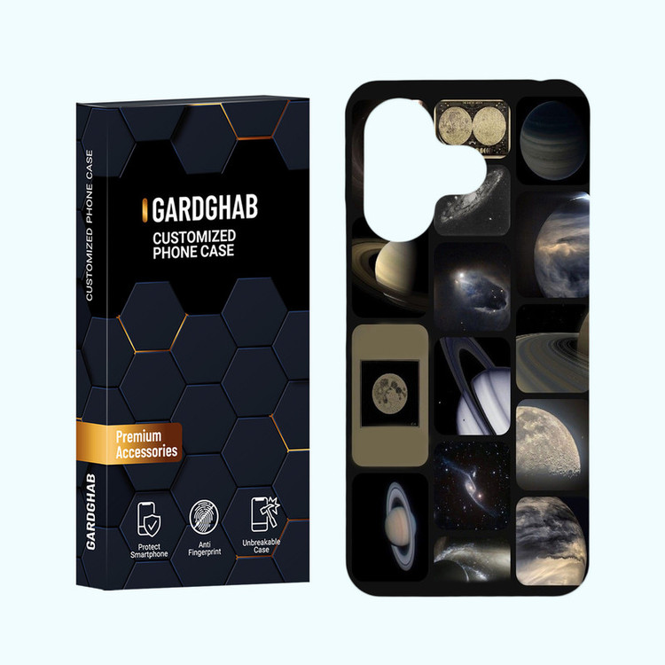 کاور گارد قاب مدل کهکشان مناسب برای گوشی موبایل شیائومی Redmi 13 4G / 5G