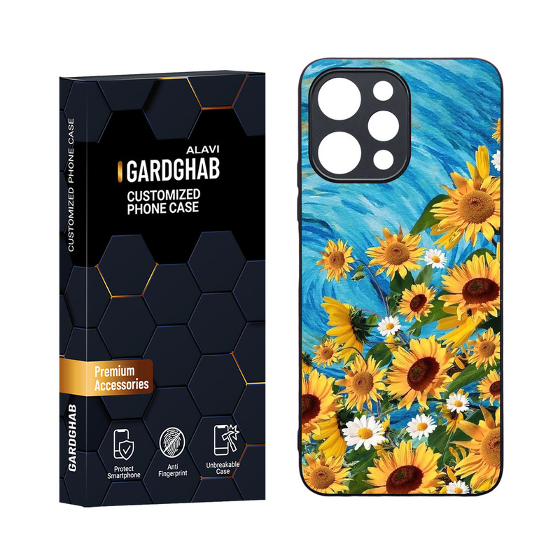 کاور گارد قاب مدل دورژله ای هنری مناسب برای گوشی موبایل شیائومی Redmi 12 4G / 5G
