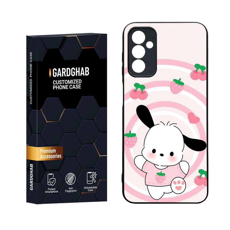 کاور گارد قاب مدل دورژله ای پشت گلس فانتزی مناسب برای گوشی موبایل سامسونگ Galaxy M13 4G