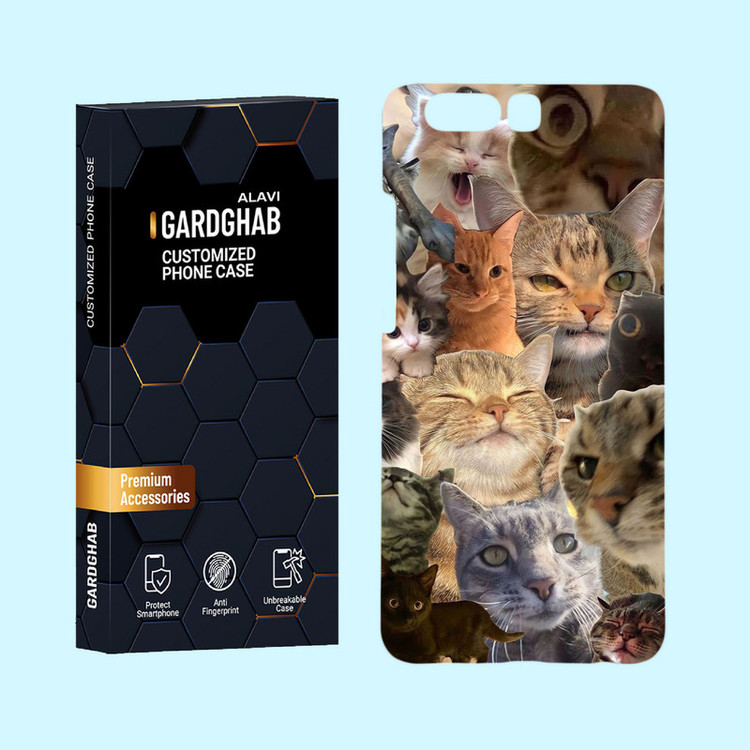 کاور گارد قاب علوی مدل حیوانات مناسب برای گوشی موبایل هواوی P10 Plus