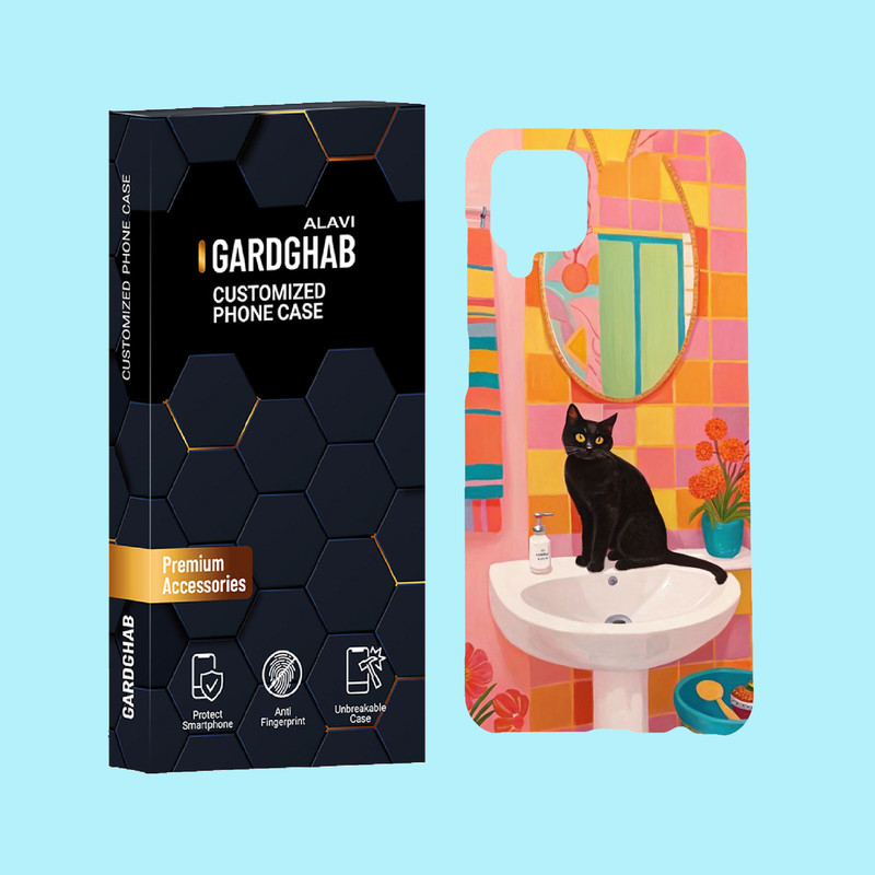کاور گارد قاب علوی مدل هنری مناسب برای گوشی موبایل سامسونگ Galaxy A12