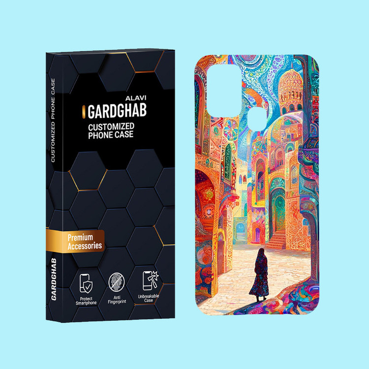 کاور گارد قاب علوی مدل هنری مناسب برای گوشی موبایل سامسونگ Galaxy M31