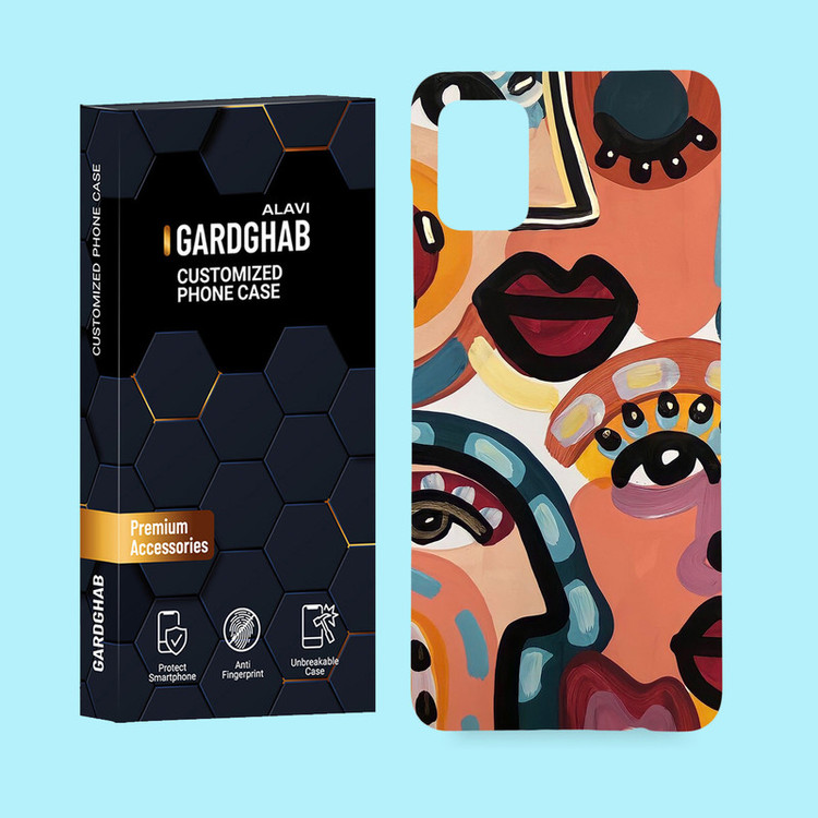 کاور گارد قاب علوی مدل هنری مناسب برای گوشی موبایل سامسونگ Galaxy A51