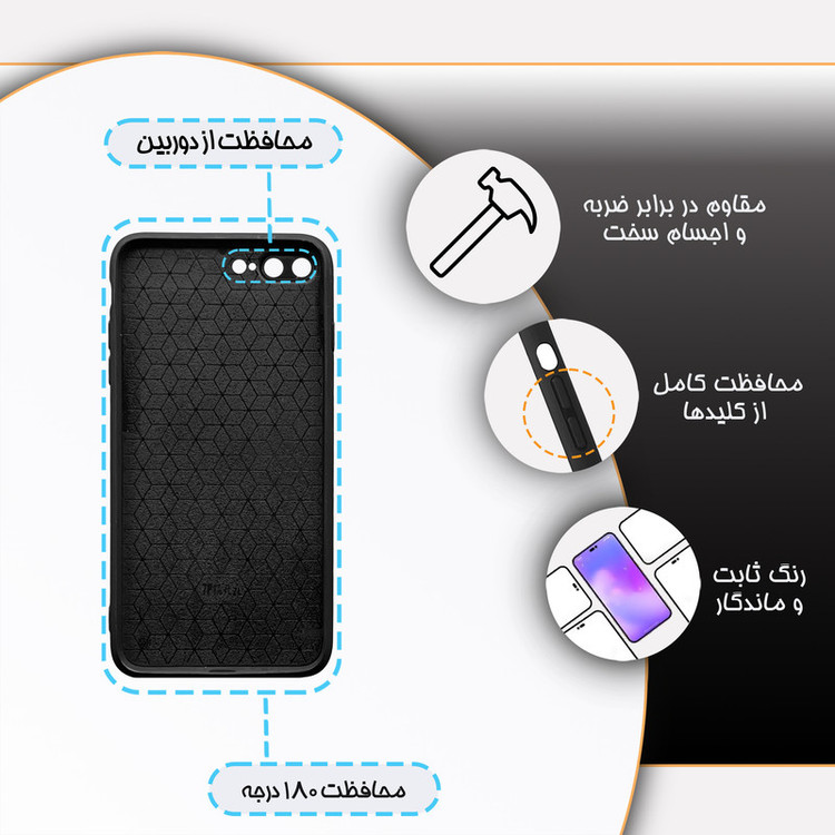 کاور گارد قاب مدل فانتزی مناسب برای گوشی موبایل اپل iPhone 7 Plus / 8 plus
