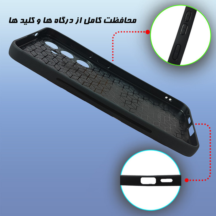 کاور گارد قاب علوی مدل Glass مناسب برای گوشی موبایل سامسونگ Galaxy S25 Plus