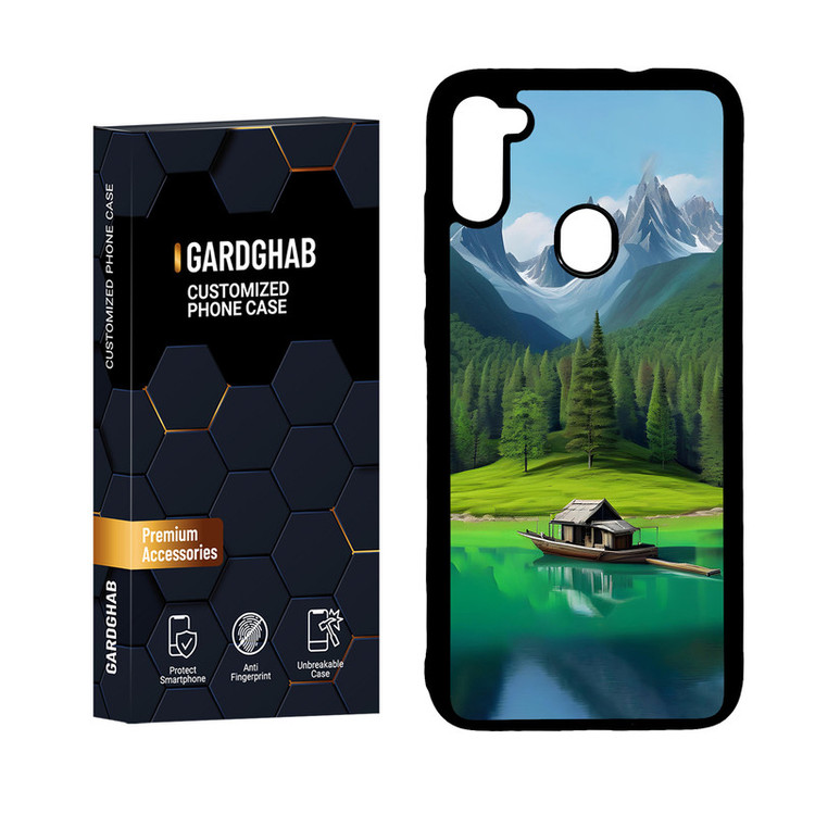 کاور گارد قاب مدل دور ژله ای هنری مناسب برای گوشی موبایل سامسونگ Galaxy A11 / M11