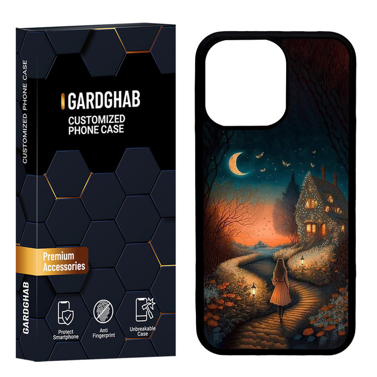 کاور گارد قاب مدل پشت گلس دخترانه مناسب برای گوشی موبایل اپل iPhone 13 Pro