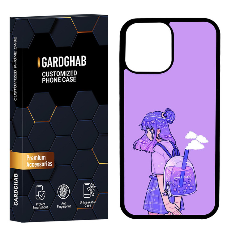 کاور گارد قاب مدل پشت گلس دخترانه مناسب برای گوشی موبایل اپل iPhone 13 Pro Max
