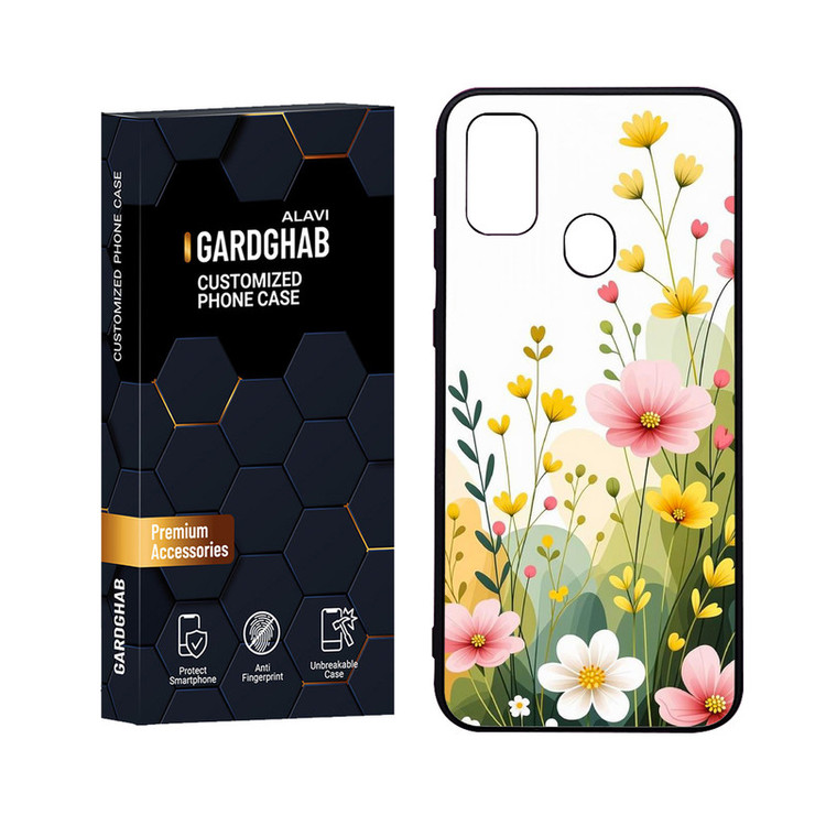 کاور گارد قاب علوی مدل Glass مناسب برای گوشی موبایل سامسونگ Galaxy M30S