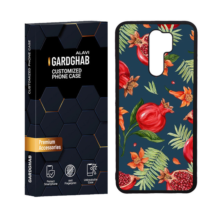 کاور گارد قاب علوی مدل دورژله ای هنری مناسب برای گوشی موبایل شیائومی Redmi 9 / Redmi 9 Prime