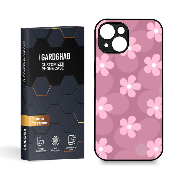 کاور گارد قاب مدل گل مناسب برای گوشی موبایل اپل iPhone 15