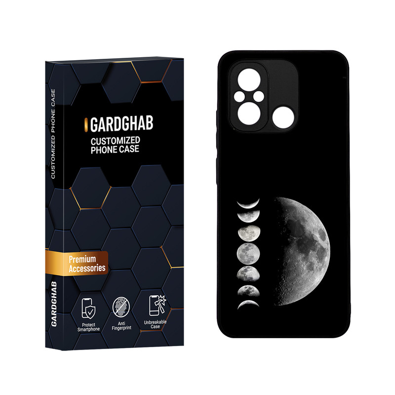 کاور گارد قاب مدل دورژله ای کهکشان مناسب برای گوشی موبایل شیائومی Poco C55 / Redmi 12c