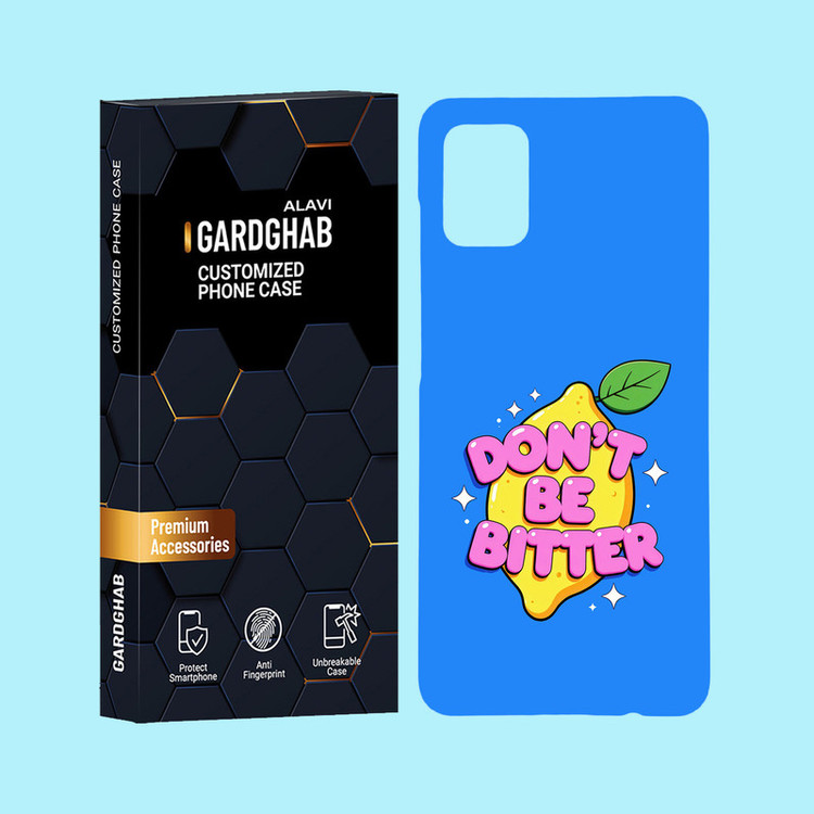 کاور گارد قاب علوی مدل متن مناسب برای گوشی موبایل سامسونگ Galaxy A51 4G