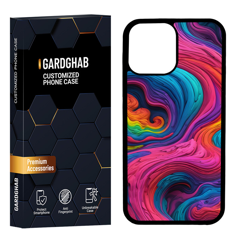 کاور گارد قاب مدل پشت گلس ساده مناسب برای گوشی موبایل اپل iPhone 13 Pro Max