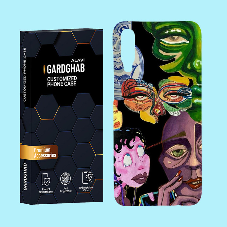 کاور گارد قاب علوی مدل هنری مناسب برای گوشی موبایل سامسونگ Galaxy A50 / Galaxy A50s / Galaxy A30s