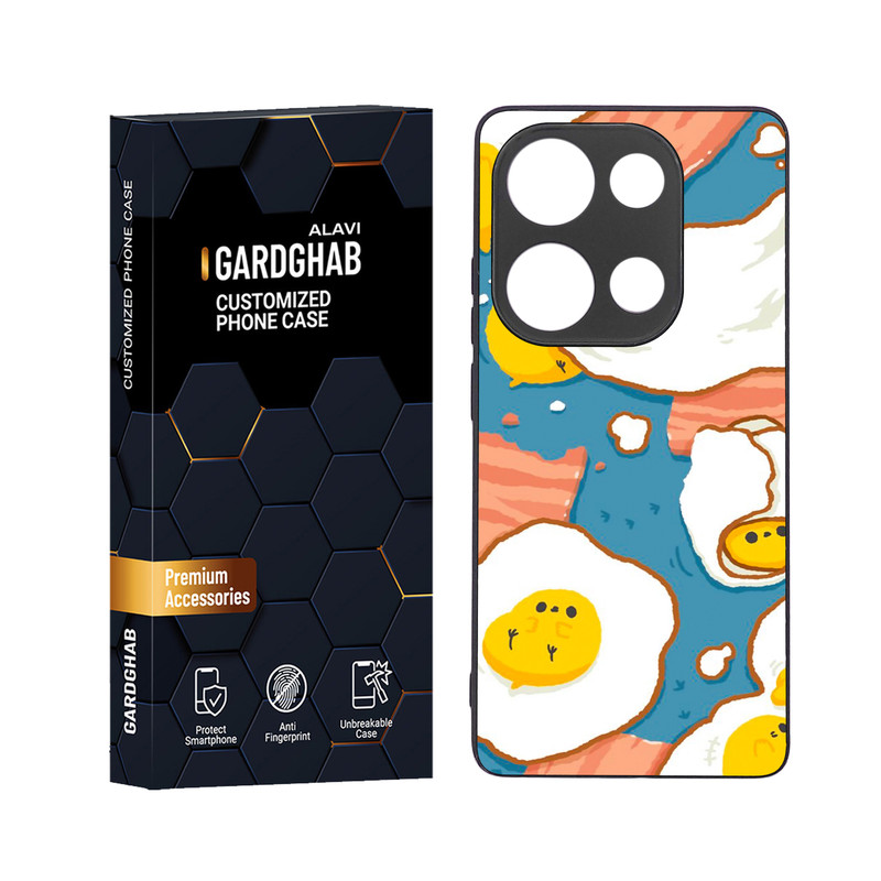 کاور گارد قاب علوی مدل دور ژله ای مناسب برای گوشی موبایل شیائومی Redmi Note 13 Pro 4G