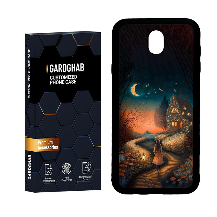 کاور گارد قاب مدل دور ژله ای دخترانه مناسب برای گوشی موبایل سامسونگ Galaxy J7 Pro