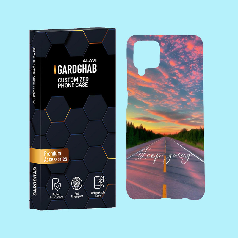 کاور گارد قاب علوی مدل متن مناسب برای گوشی موبایل سامسونگ Galaxy A12