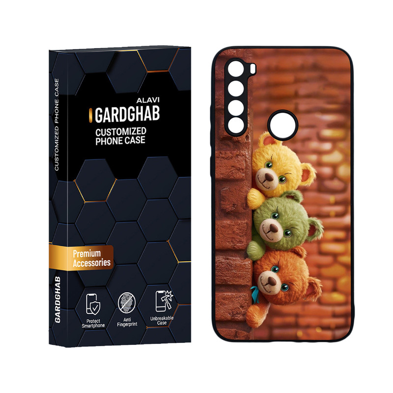 کاور گارد قاب علوی مدل دورژله ای کارتنی و انیمه مناسب برای گوشی موبایل شیائومی Redmi Note 8