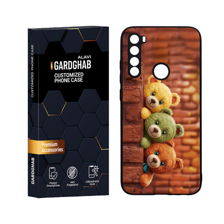 کاور گارد قاب علوی مدل دورژله ای کارتنی و انیمه مناسب برای گوشی موبایل شیائومی Redmi Note 8