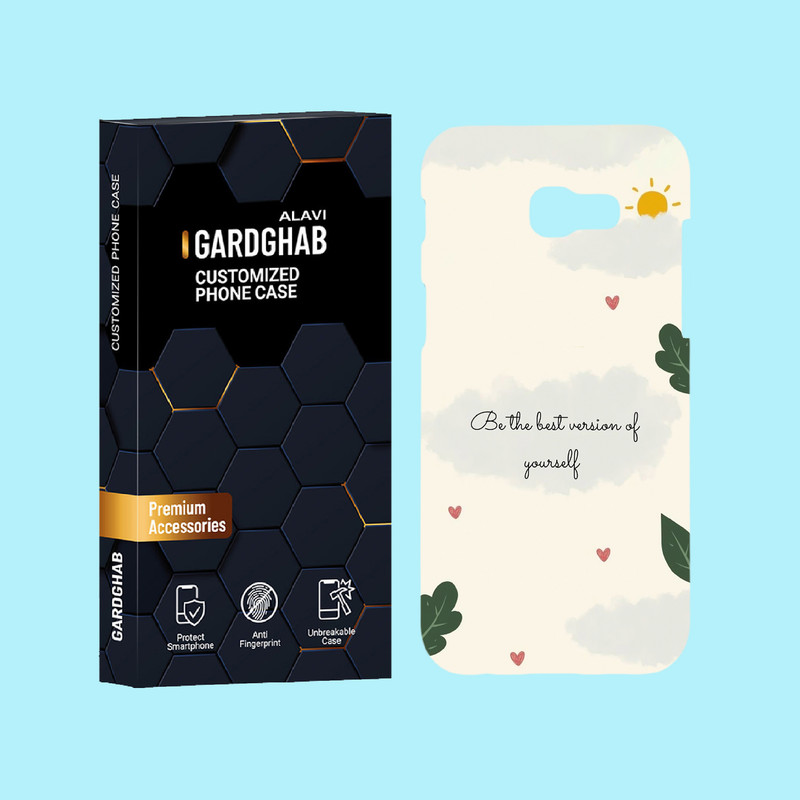 کاور گارد قاب علوی مدل عاشقانه مناسب برای گوشی موبایل سامسونگ Galaxy A5 2017 / A520
