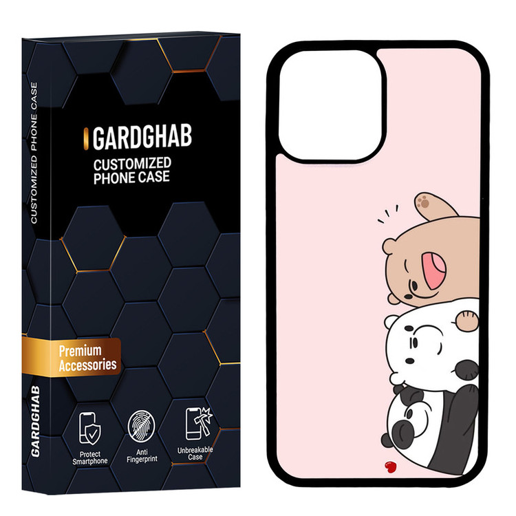 کاور گارد قاب مدل پشت گلس فانتزی مناسب برای گوشی موبایل اپل iPhone 13 Pro Max