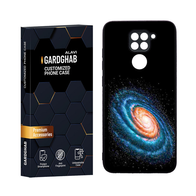 کاور گارد قاب مدل دورژله ای کهکشان مناسب برای گوشی موبایل شیائومی Redmi Note 9