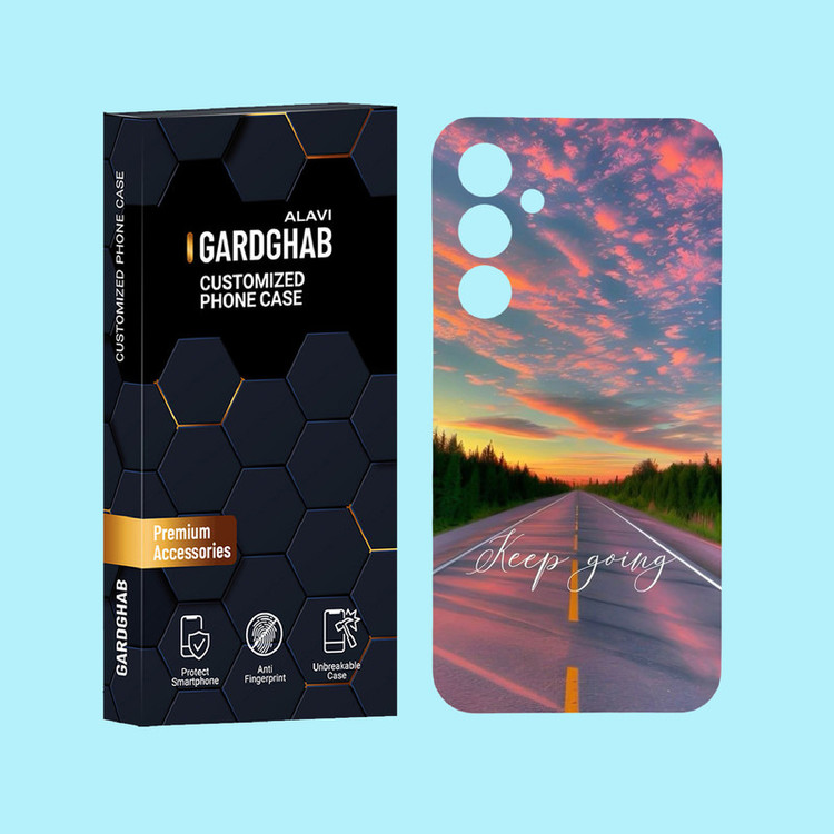 کاور گارد قاب علوی مدل متن مناسب برای گوشی موبایل سامسونگ Galaxy A55