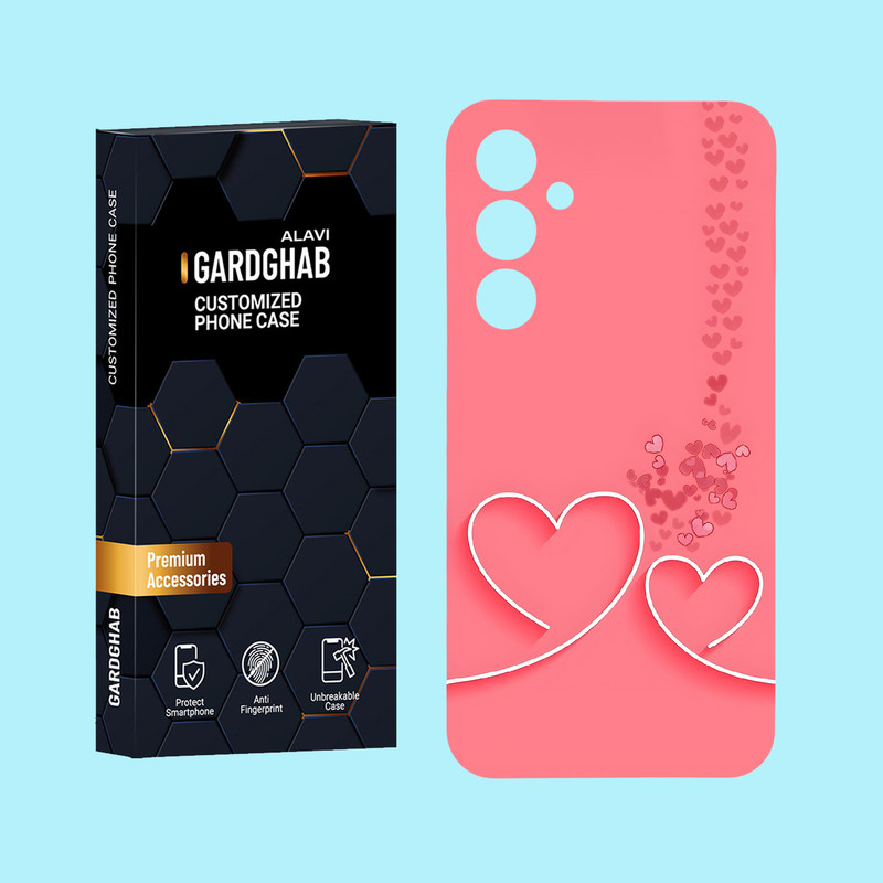 کاور گارد قاب علوی مدل عاشقانه مناسب برای گوشی موبایل سامسونگ Galaxy A55