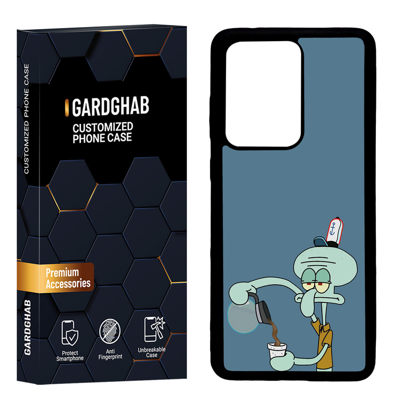 کاور گارد قاب مدل دور ژله ای پشت گلس فانتزی مناسب برای گوشی موبایل سامسونگ  Galaxy S20 Ultra