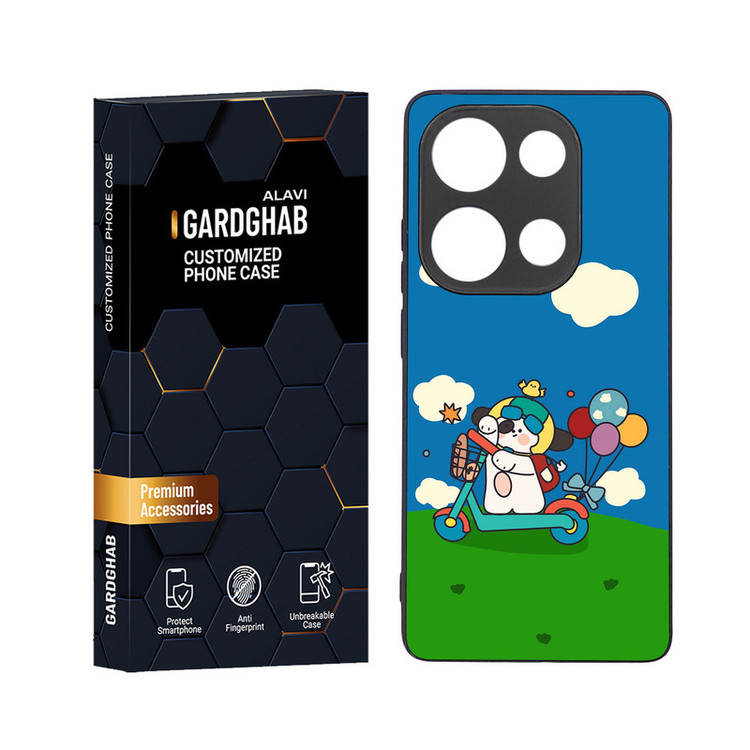 کاور گارد قاب علوی مدل دور ژله ای مناسب برای گوشی موبایل شیائومی Redmi Note 13 Pro 4G