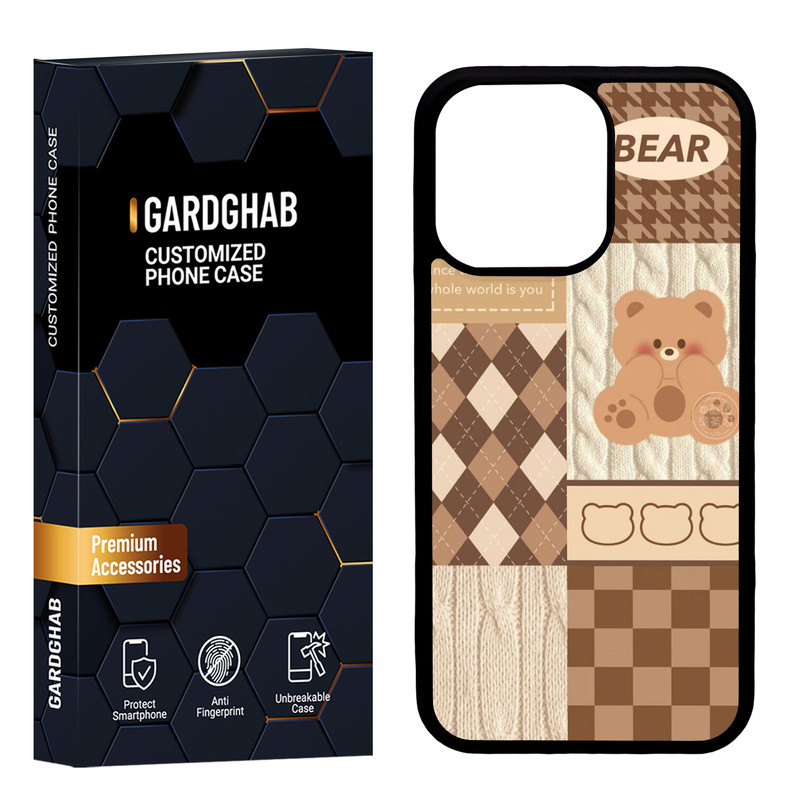 کاور گارد قاب مدل پشت گلس فانتزی مناسب برای گوشی موبایل اپل iPhone 13 Pro