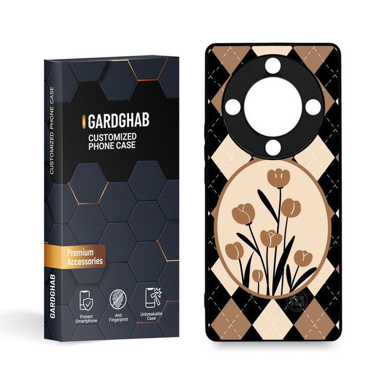 کاور گارد قاب مدل طرح گل مناسب برای گوشی موبایل آنر X9A 5G
