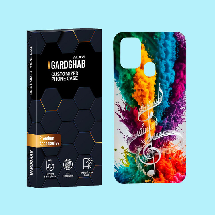 کاور گارد قاب علوی مدل ساز و موزیک مناسب برای گوشی موبایل سامسونگ Galaxy M31