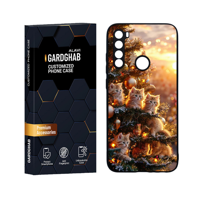 کاور گارد قاب علوی مدل دورژله ای هنری مناسب برای گوشی موبایل شیائومی Redmi Note 8
