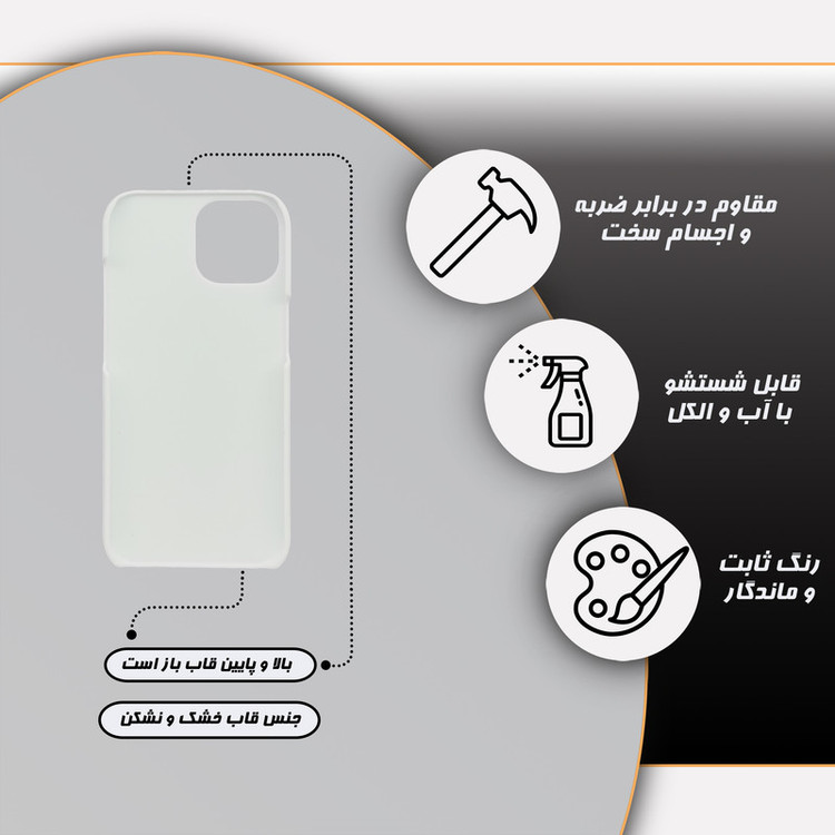 کاور قاب گارد مدل ساده مناسب برای گوشی موبایل اپل iPhone 15