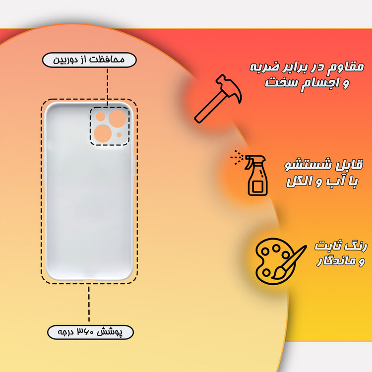 کاور قاب موبایل علوی مدل SML مناسب برای گوشی موبایل اپل iphone 13