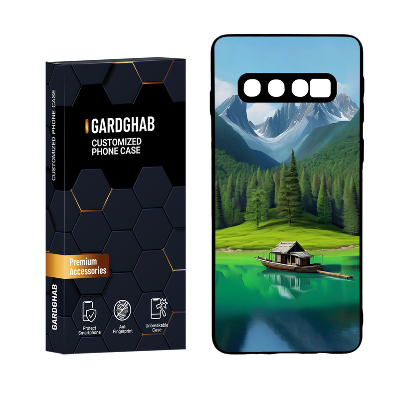 کاور گارد قاب مدل پشت گلس هنری مناسب برای گوشی موبایل سامسونگ Galaxy S10