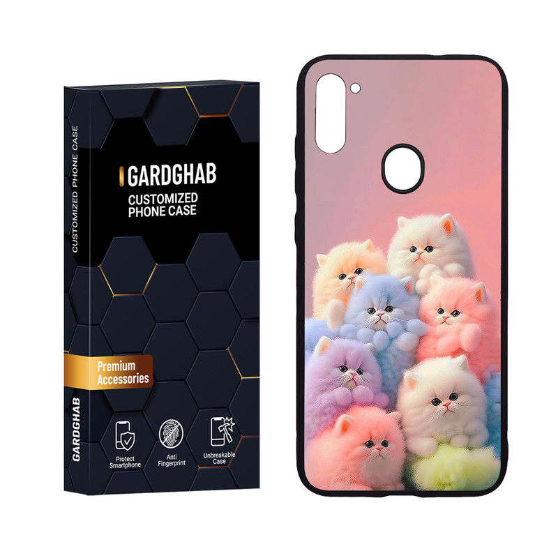 کاور گارد قاب مدل پشت گلس فانتزی مناسب برای گوشی موبایل سامسونگ Galaxy A11 / M11