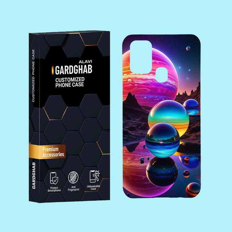 کاور گارد قاب علوی مدل هنری مناسب برای گوشی موبایل سامسونگ Galaxy M31
