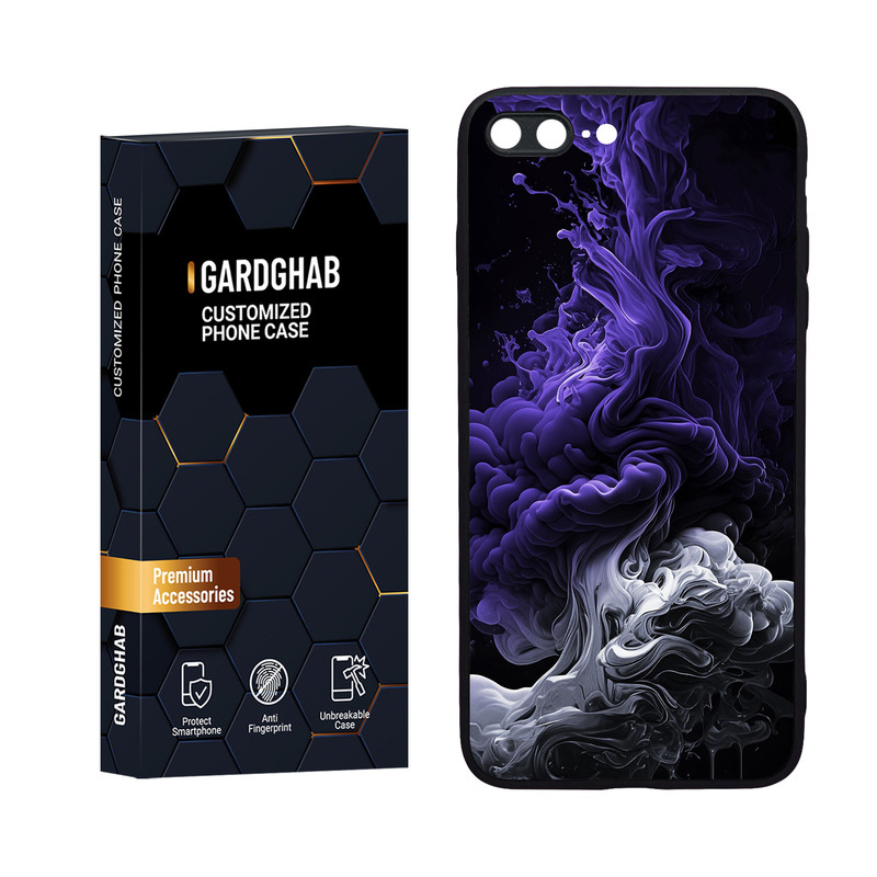 کاور گارد قاب مدل دورژله ای ساده مناسب برای گوشی موبایل اپل iPhone 7 Plus / 8 plus