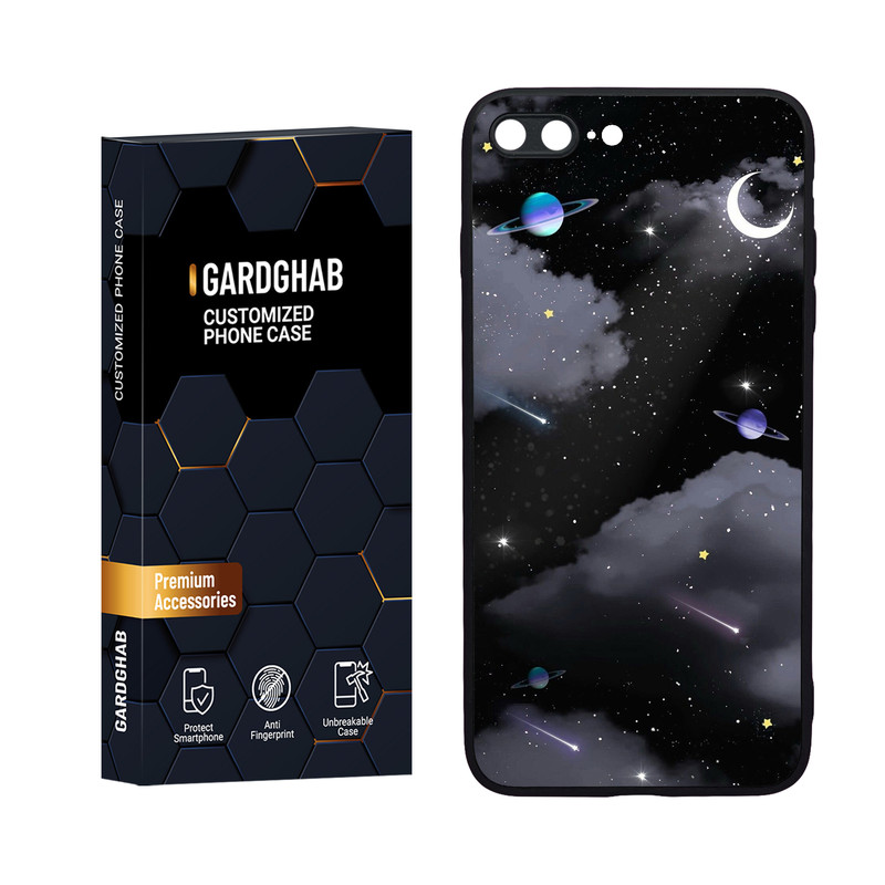 کاور گارد قاب مدل دورژله ای هنری مناسب برای گوشی موبایل اپل iPhone 7 Plus / 8 plus