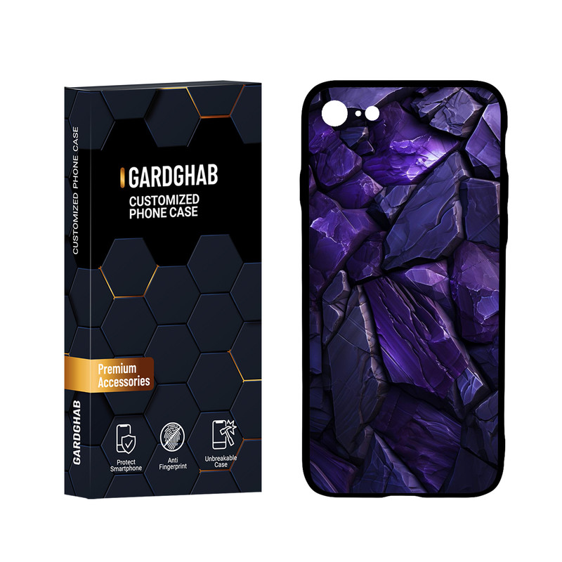 کاور گارد قاب مدل پشت گلس ساده مناسب برای گوشی موبایل اپل iPhone 7 / 8 / SE 2020 / SE 2022
