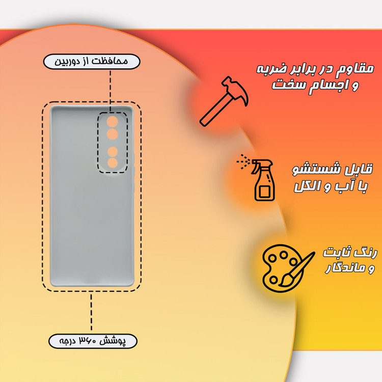 کاور قاب موبایل علوی مدل SML مناسب برای گوشی موبایل آنر 70
