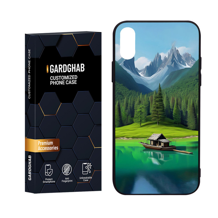 کاور گارد قاب مدل هنری مناسب برای گوشی موبایل اپل iPhone X/Xs