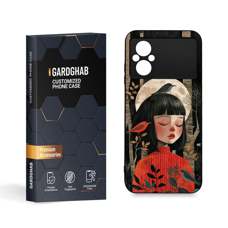 کاور گارد قاب مدل دخترانه مناسب برای گوشی موبایل شیائومی Poco M4 5G / Poco M5 4G