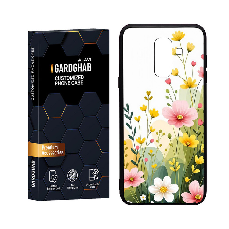 کاور گارد قاب علوی مدل Glass مناسب برای گوشی موبایل سامسونگ Galaxy A6 Plus