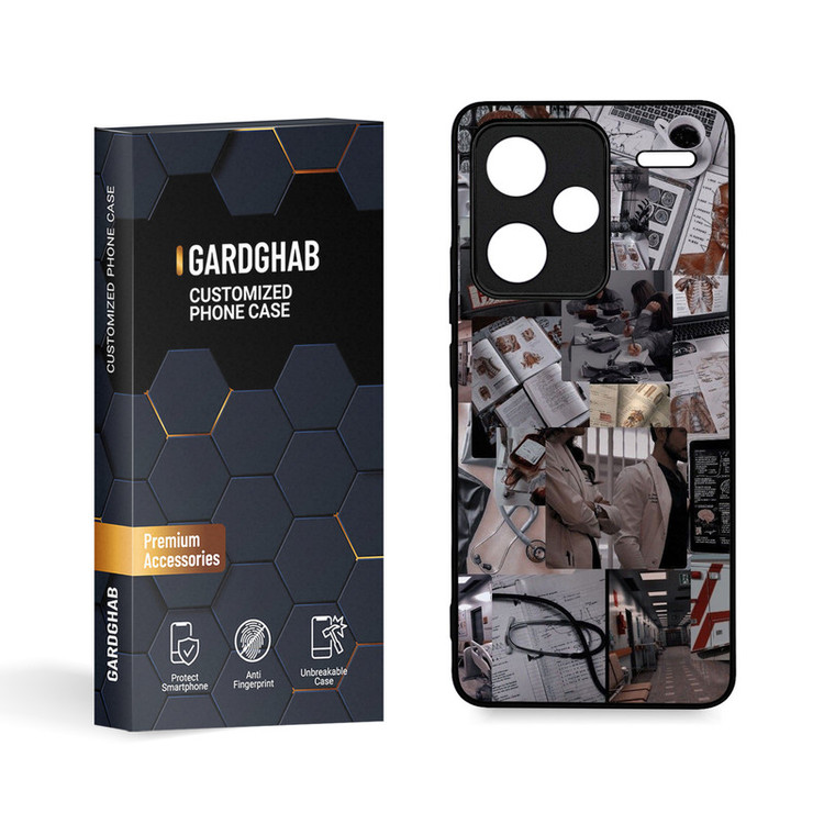 کاور گارد قاب مدل پسرانه مناسب برای گوشی موبایل شیائومی Redmi Note 13 Pro Plus 5G