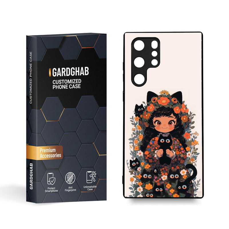 کاور گارد قاب مدل دخترانه مناسب برای گوشی موبایل سامسونگ Galaxy S22 Ultra